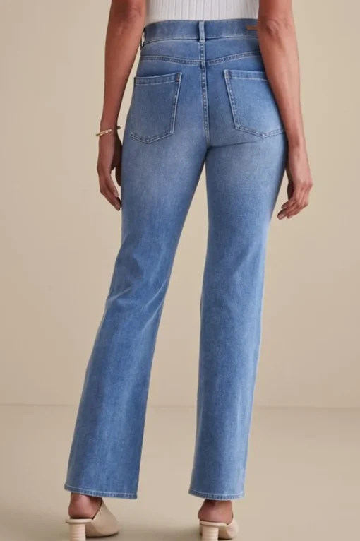 Online Soft Surroundings Ultimate Denim Pull-On Bootcut Jeans