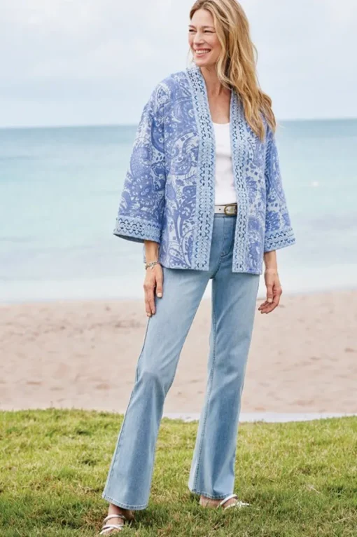 Online Soft Surroundings Ultimate Denim Pull-On Bootcut Jeans