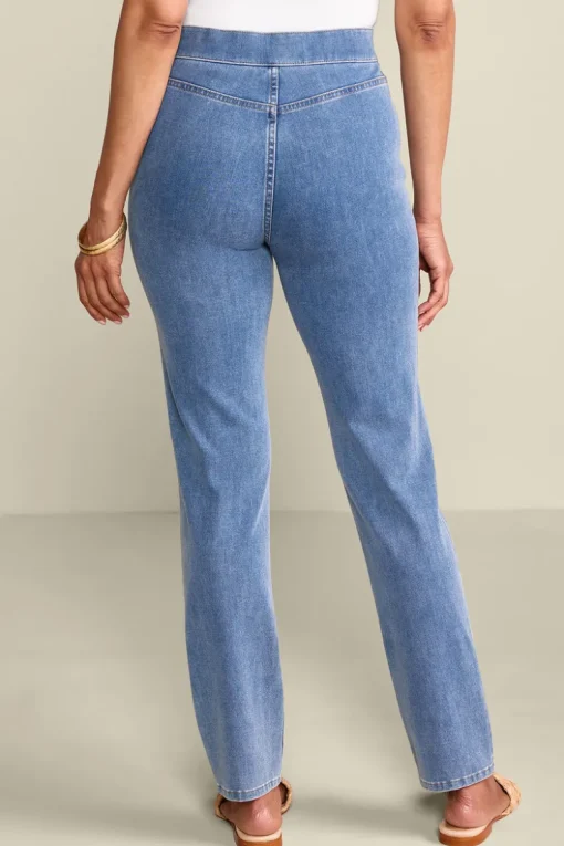 Discount Soft Surroundings Ultimate Denim Pull-On Slim Leg Jeans