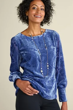 Outlet Soft Surroundings Vanetta Velvet Top