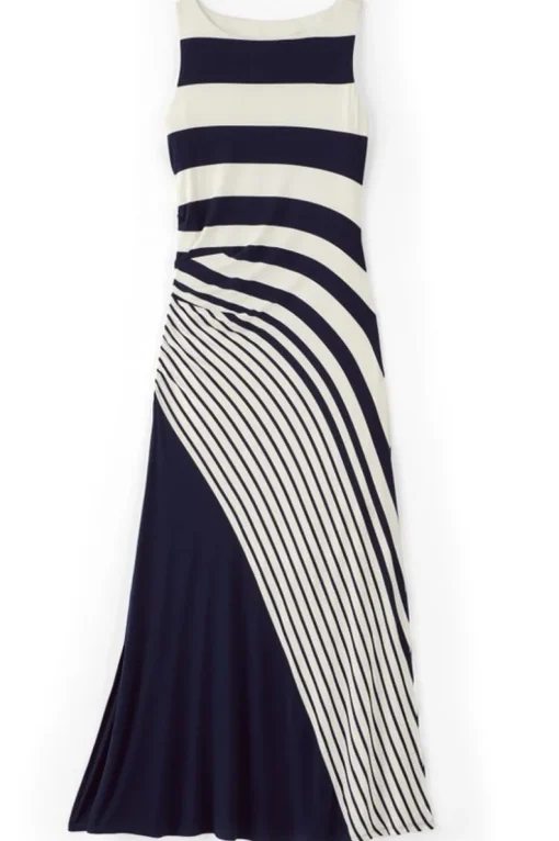Clearance Soft Surroundings Vela Infinity Dress Navy/White