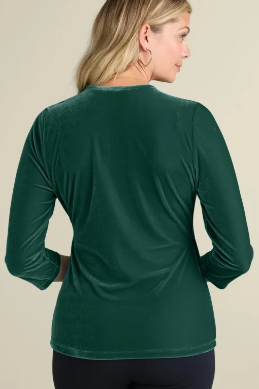 Best Soft Surroundings Velvet Alyssa Knit Top