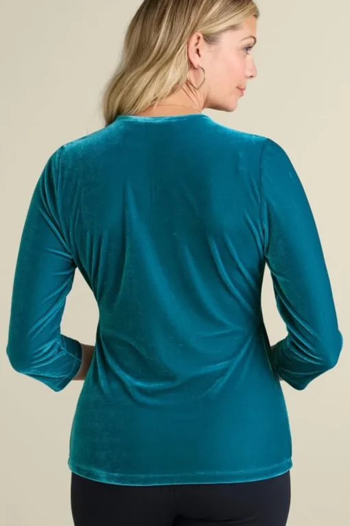 Best Soft Surroundings Velvet Alyssa Knit Top