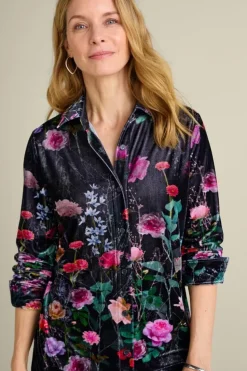 Best Soft Surroundings Velvet Boyfriend Tunic Shirt