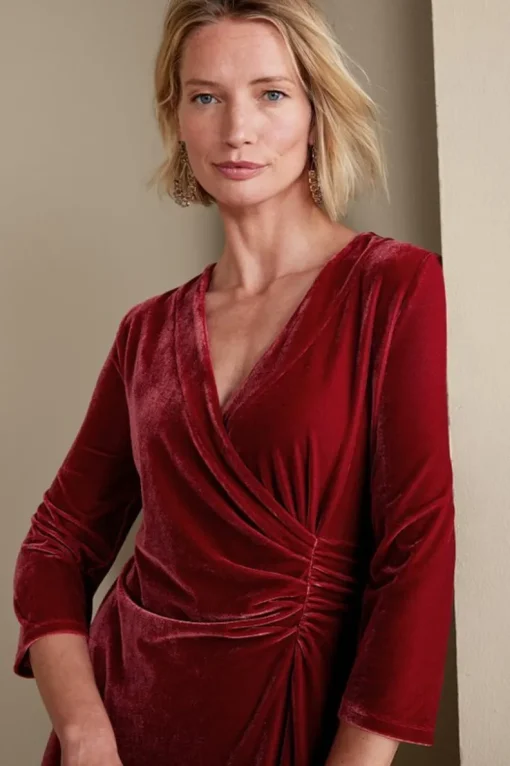 Online Soft Surroundings Velvet Hyannis Dress