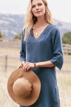 Sale Soft Surroundings Westie Wool Floppy Hat Camel