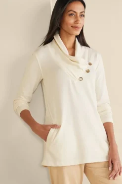 Outlet Soft Surroundings Westminster Tunic Sweatshirt