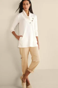 Outlet Soft Surroundings Westminster Tunic Sweatshirt