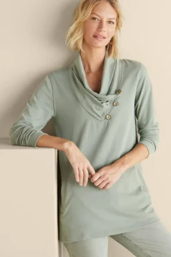 Outlet Soft Surroundings Westminster Tunic Sweatshirt