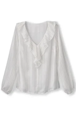 Best Soft Surroundings Xenia Ruffle Top PurpleFloral