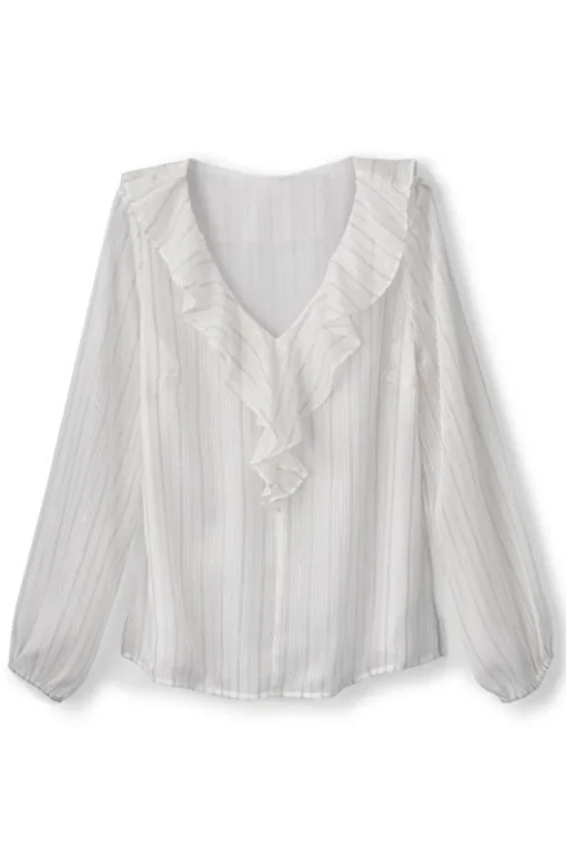 Best Soft Surroundings Xenia Ruffle Top PurpleFloral