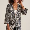 Clearance Soft Surroundings Zella Topper BrownZebra